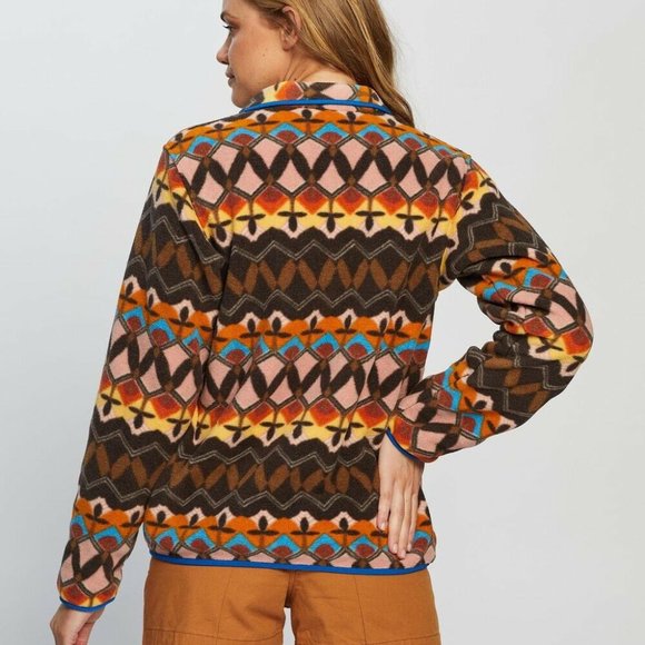 Anthos Pink Synchilla Fleece Snap 